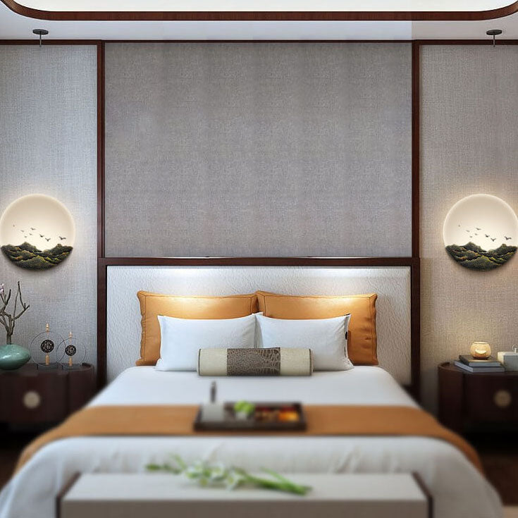 Aziatische Wandlamp (LED) met Minimalistisch Design - Artiva