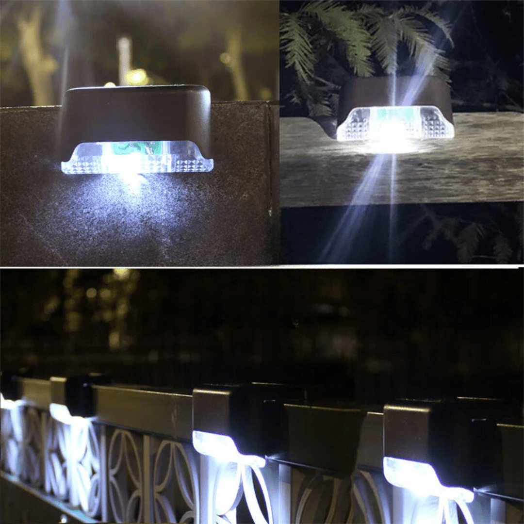 Self-adhesive solar lamps