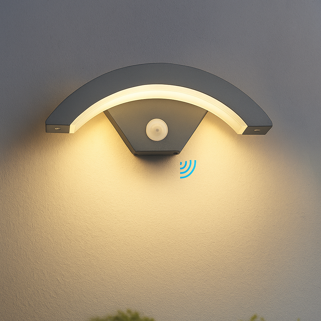 LED Buitenlamp (IP65) met Bewegingssensor - LumiGuard