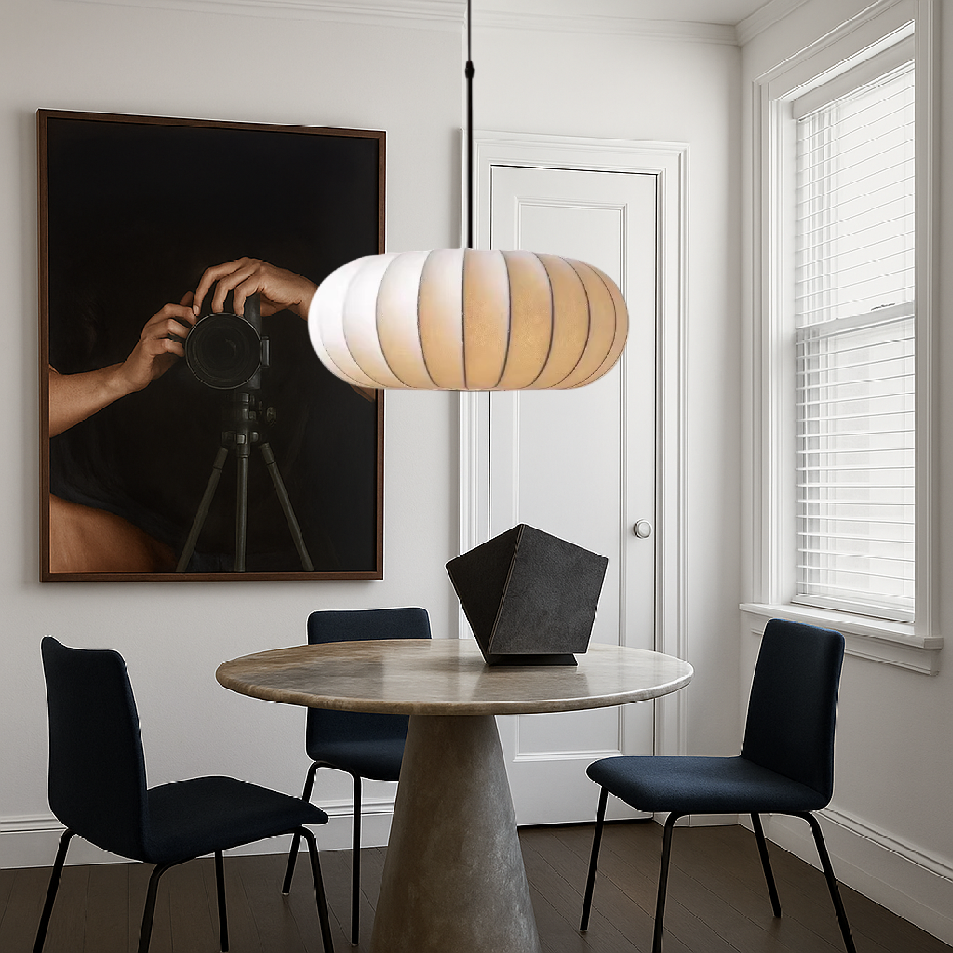 Zijden Hanglamp (LED) - Sereno Silk