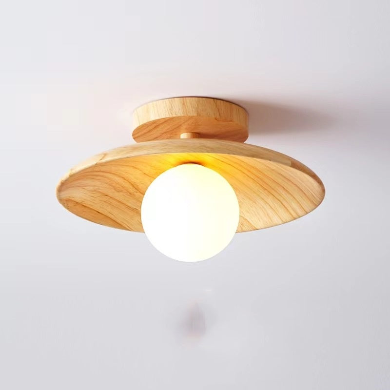 Japanse Houten Plafondlamp - Mizuki