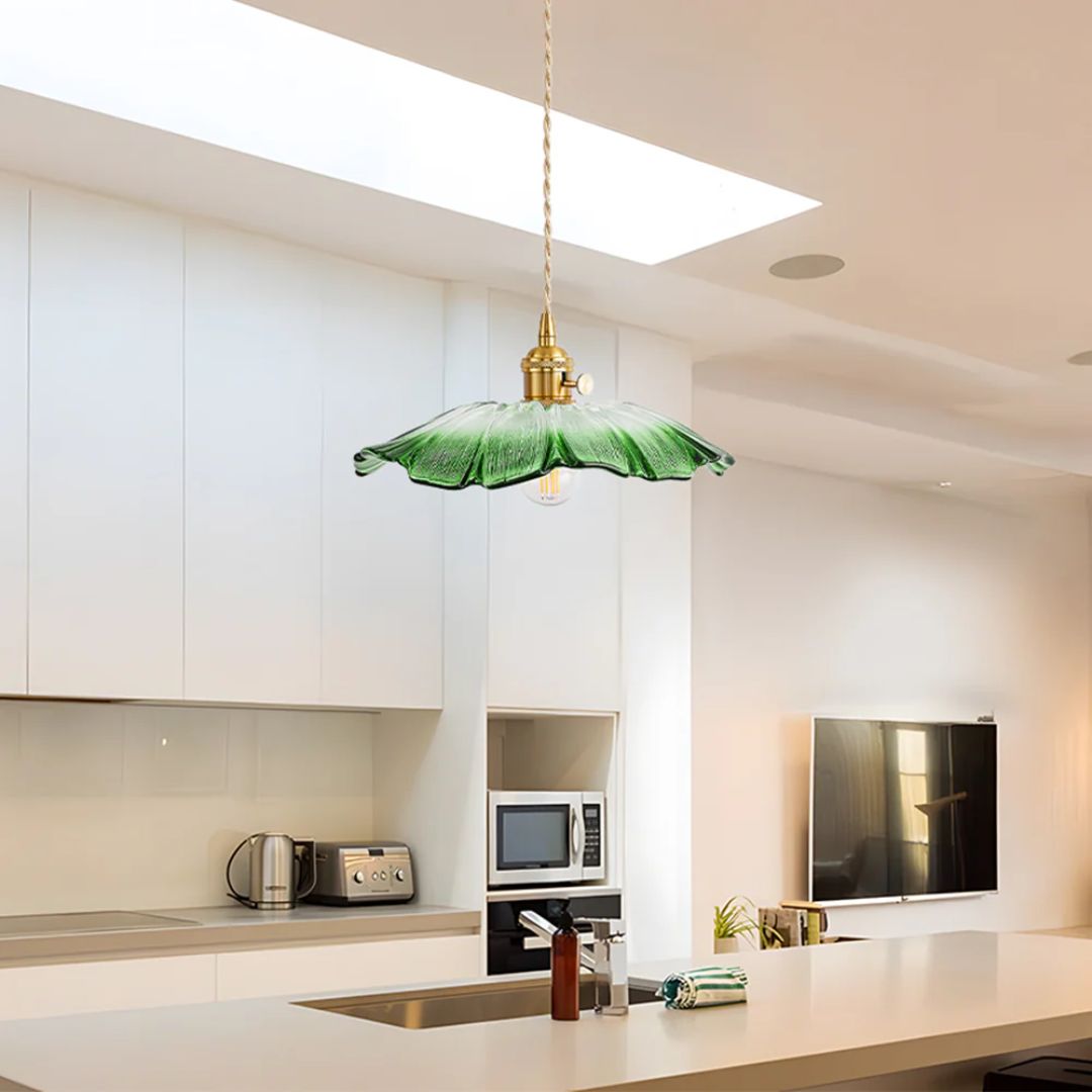 Bloemvormige Hanglamp van Glas - FloraLume