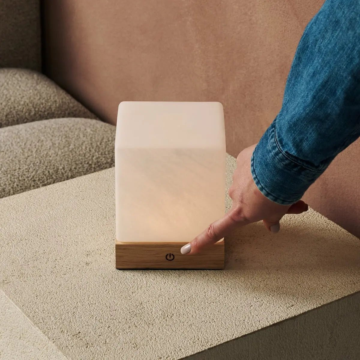 Draadloze & Dimbare Tafellamp (IP44) - SilvaGlow