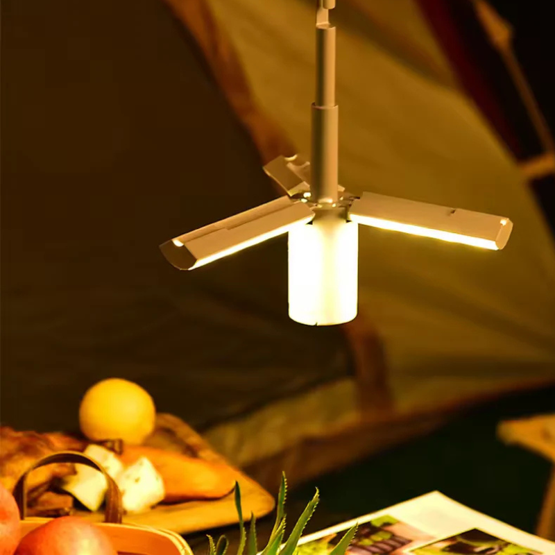 Opvouwbare Solar Campinglamp (IP54) - LumiFold