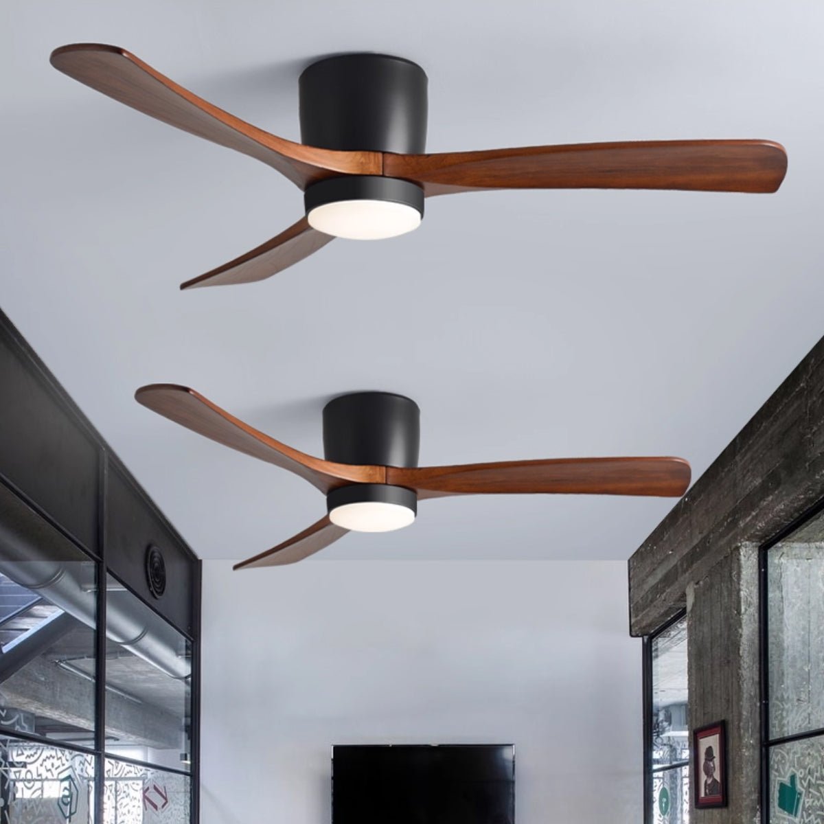 Scandinavische Plafondventilator (LED) - NordiBreeze™
