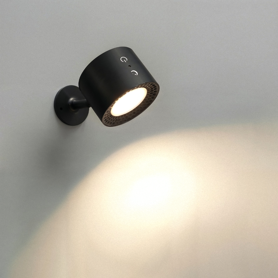 Draadloze Oplaadbare & Dimbare LED Wandlamp - Lunaro