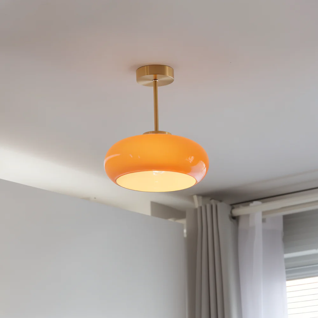 Vintage Plafondlamp van glas (LED) - LumiDome