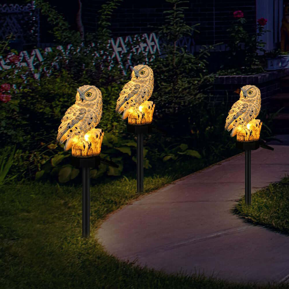 Solar Uil Tuinlamp (IP65) - OwlGlow