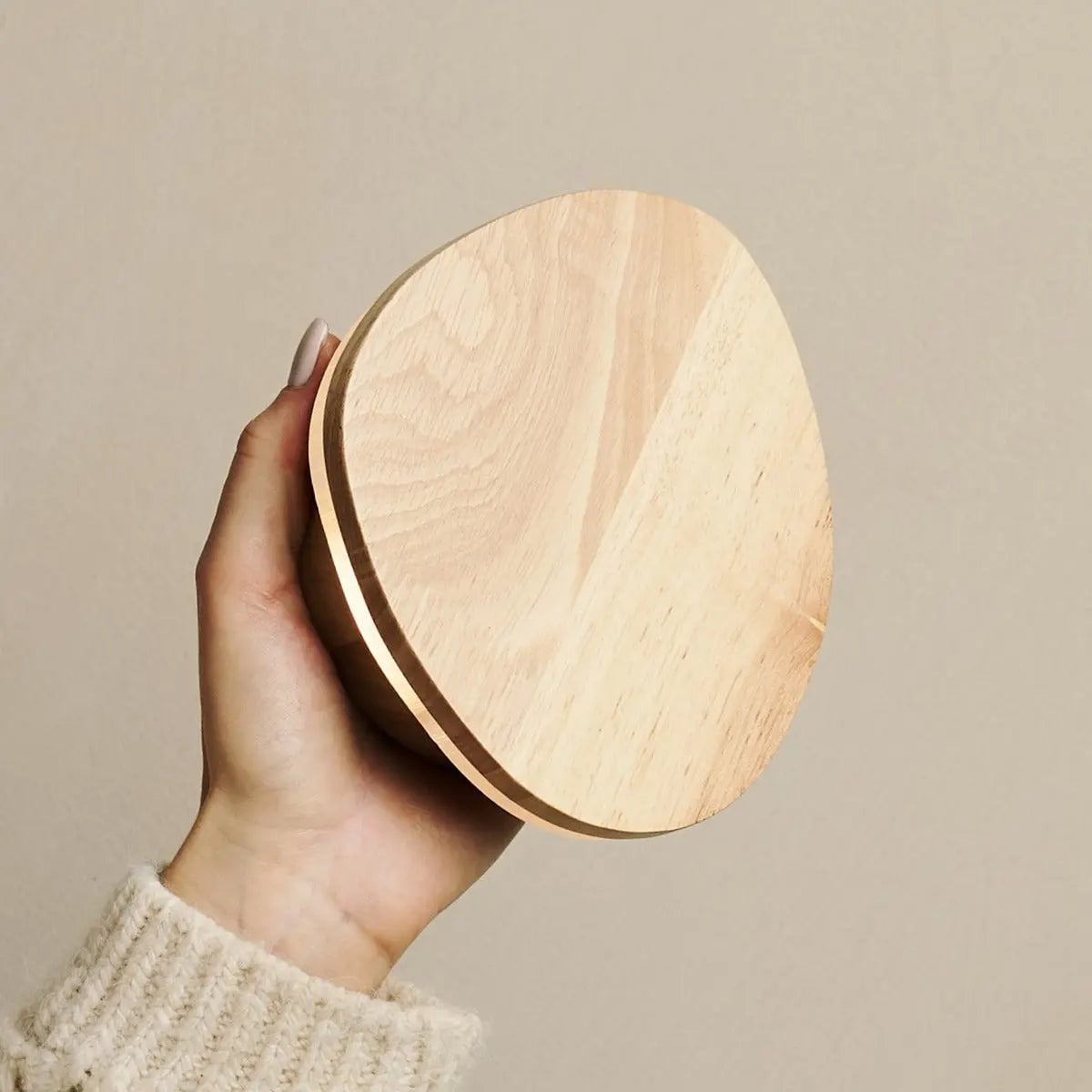 Draadloze & Dimbare Wandlamp (LED) van Natuurlijk Hout - LumiVive