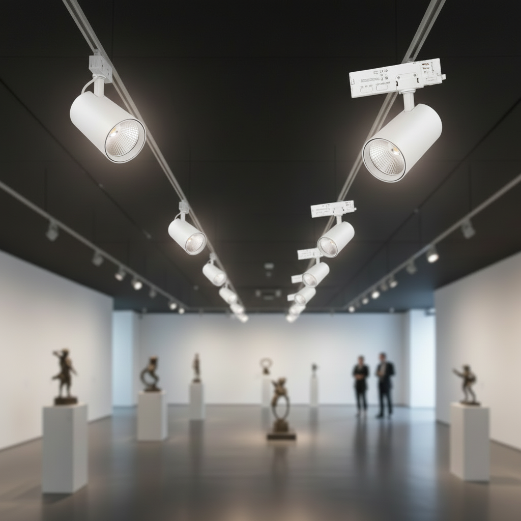 3-Fase Dimbare LED Railspot met CCT-Switch - LumiTrack Pro Wit