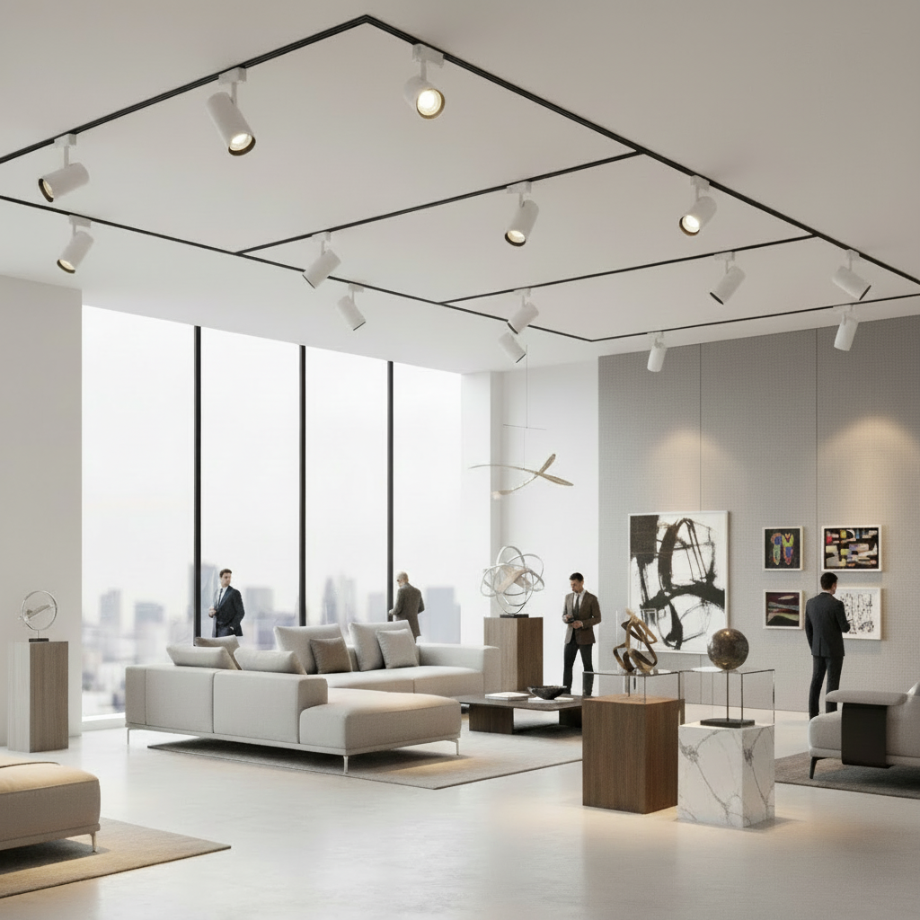 Modern Zwarte LED Railspot 24W 3000K - LumaFlex