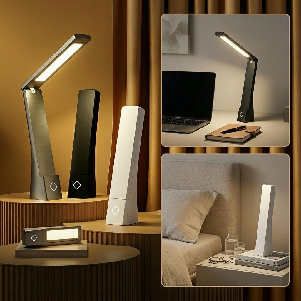 Opvouwbare Touch Tafellamp (LED) - LumoFlex