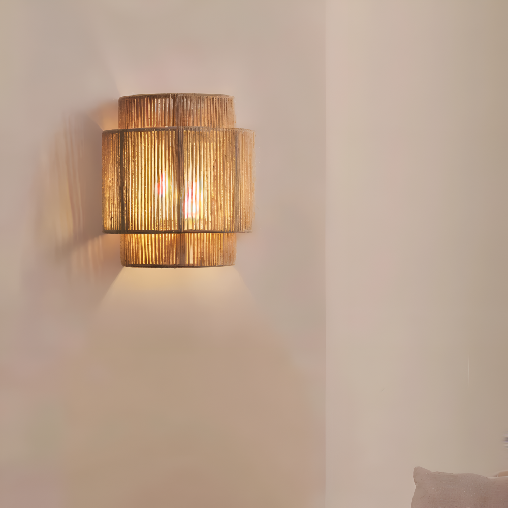 Bohemian Rotan Wandlamp- HanaLumi