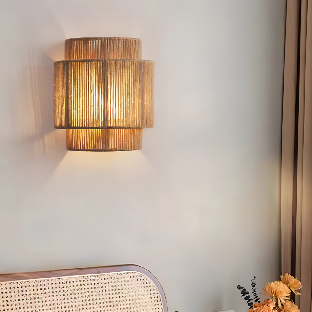 Bohemian Rotan Wandlamp- HanaLumi