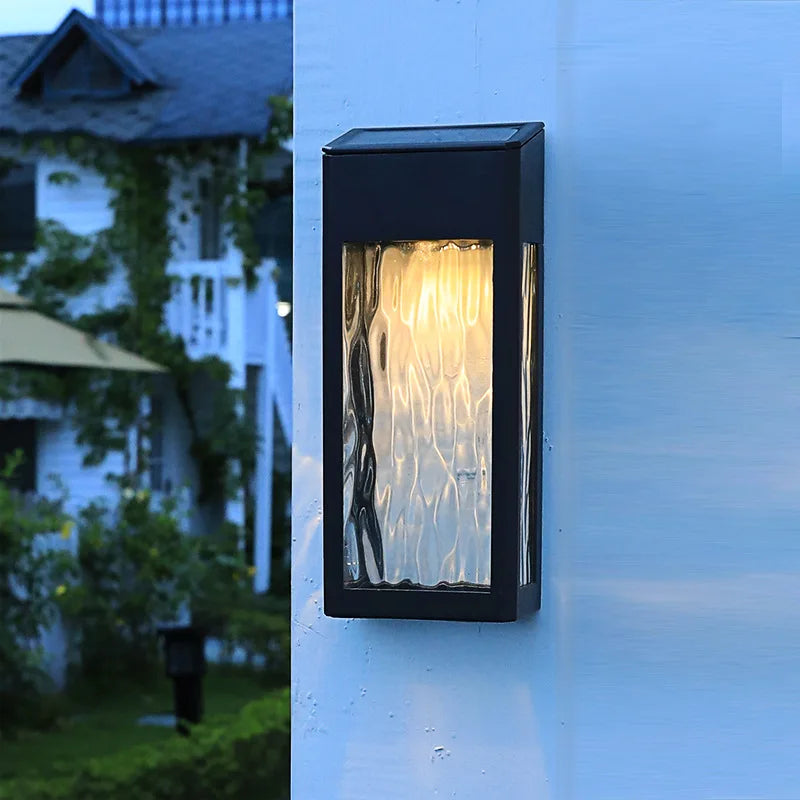 Solar LED Wandlamp (IP54) - LumiGlow