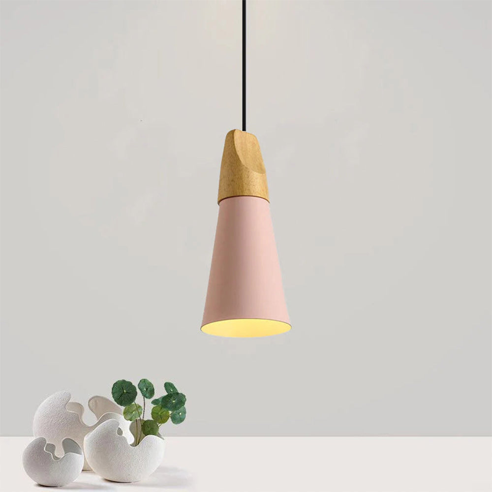 Speelse Houten Hanglamp - Navellea