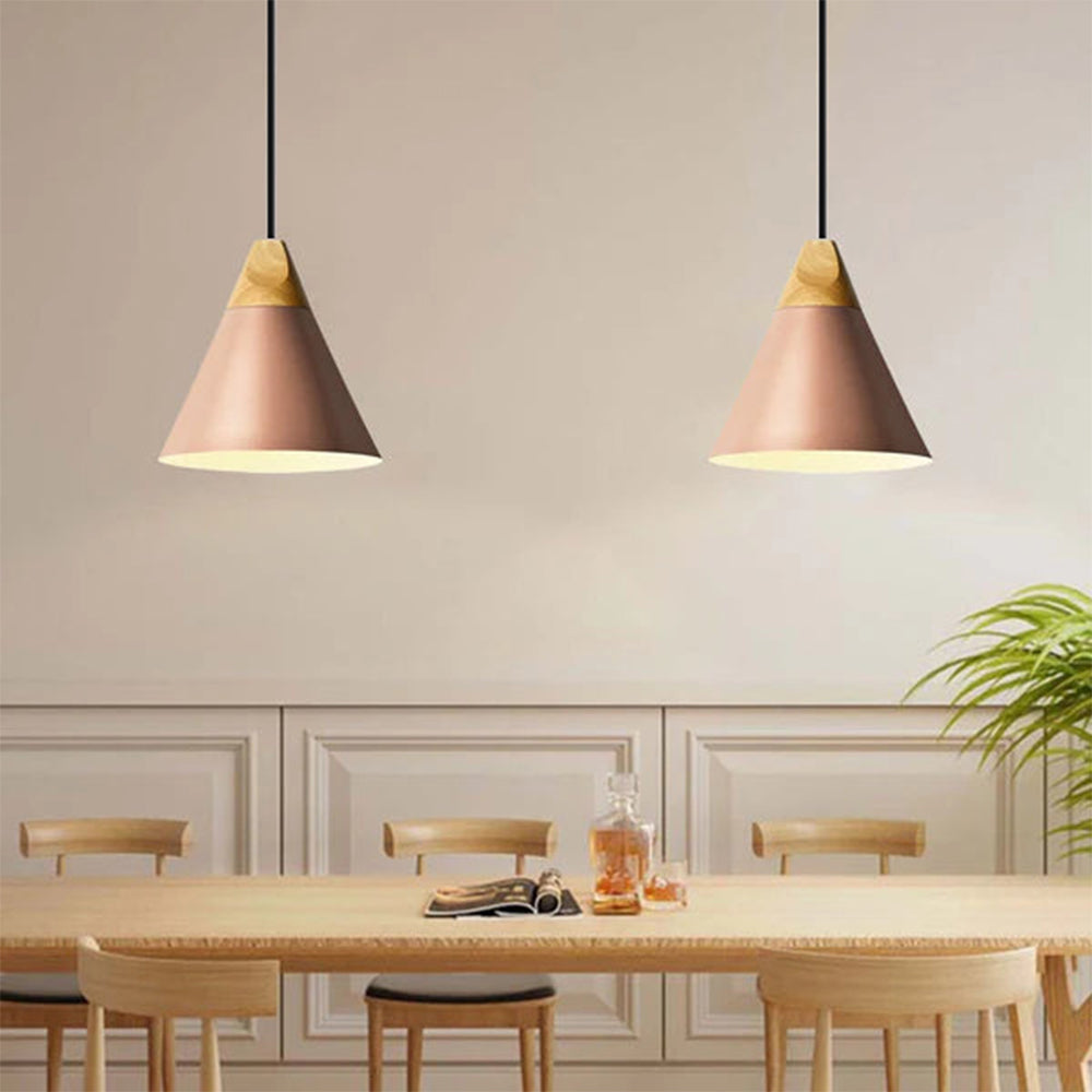 Speelse Houten Hanglamp - Navellea