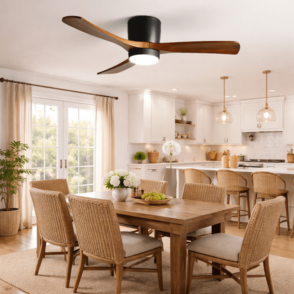 Scandinavische Plafondventilator (LED) - NordiBreeze™