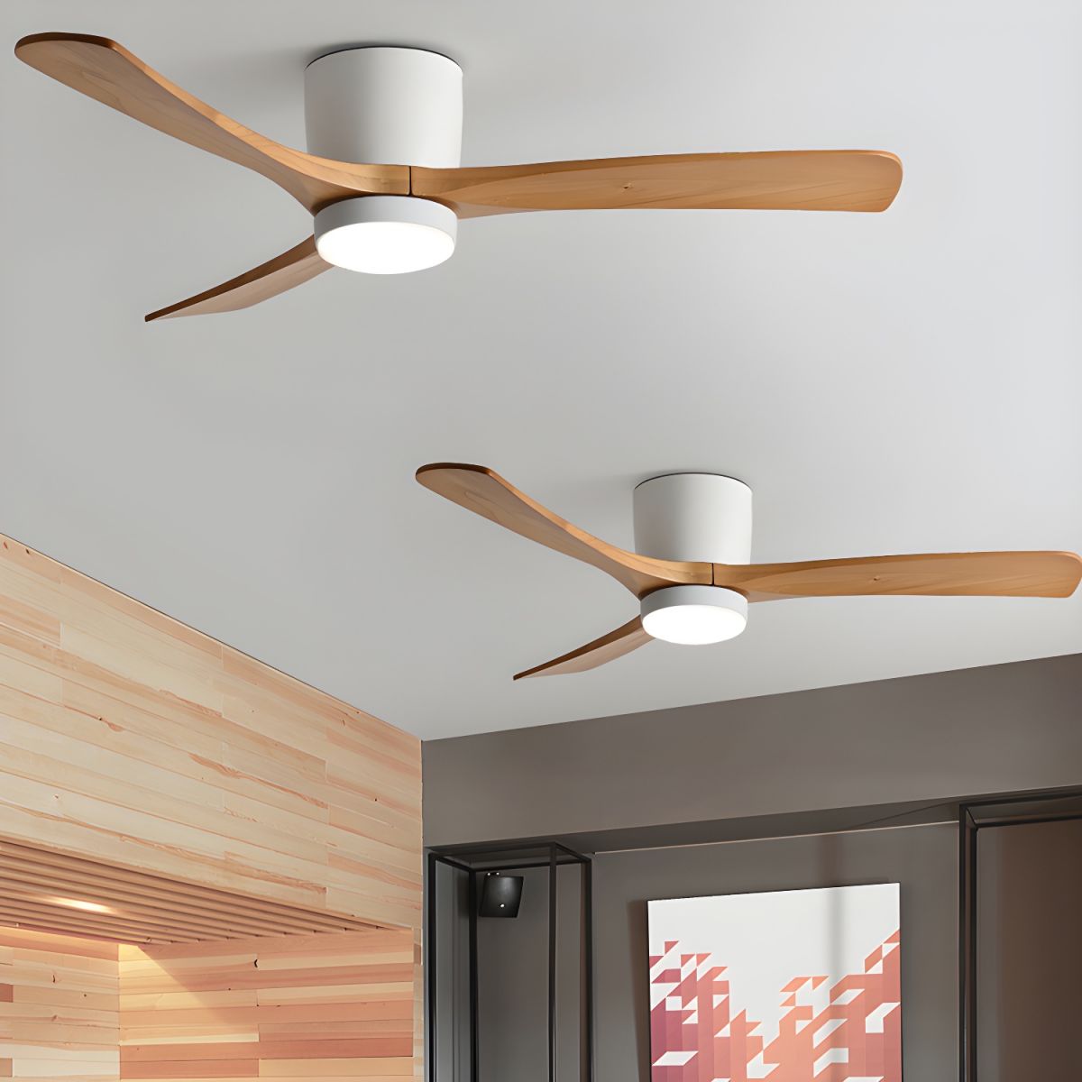Scandinavische Plafondventilator (LED) - NordiBreeze™