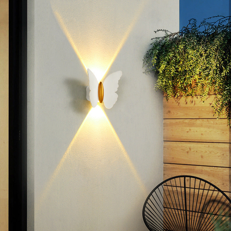 LED Buitenwandlamp in Vlindervorm - Butterfly Glow