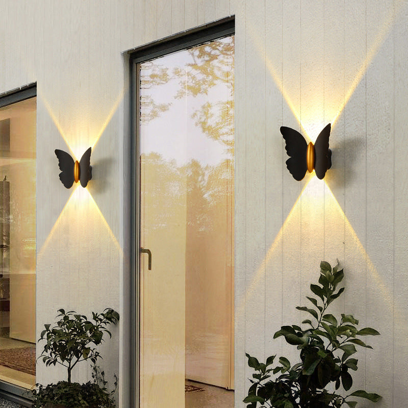 LED Buitenwandlamp in Vlindervorm - Butterfly Glow