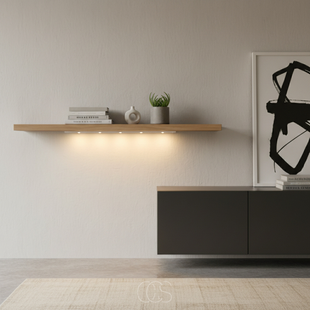 Draadloze & zelfklevende lamp met sensor - LumiSense