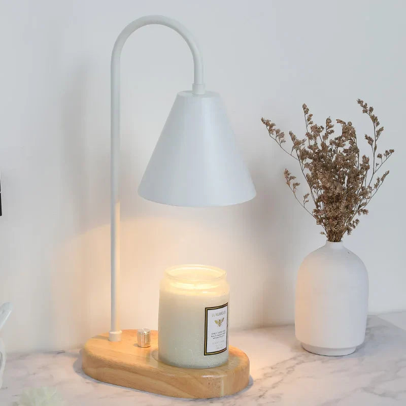 Dimbare kaars- en waxverwarmerlamp met zachte aroma - AromaLume