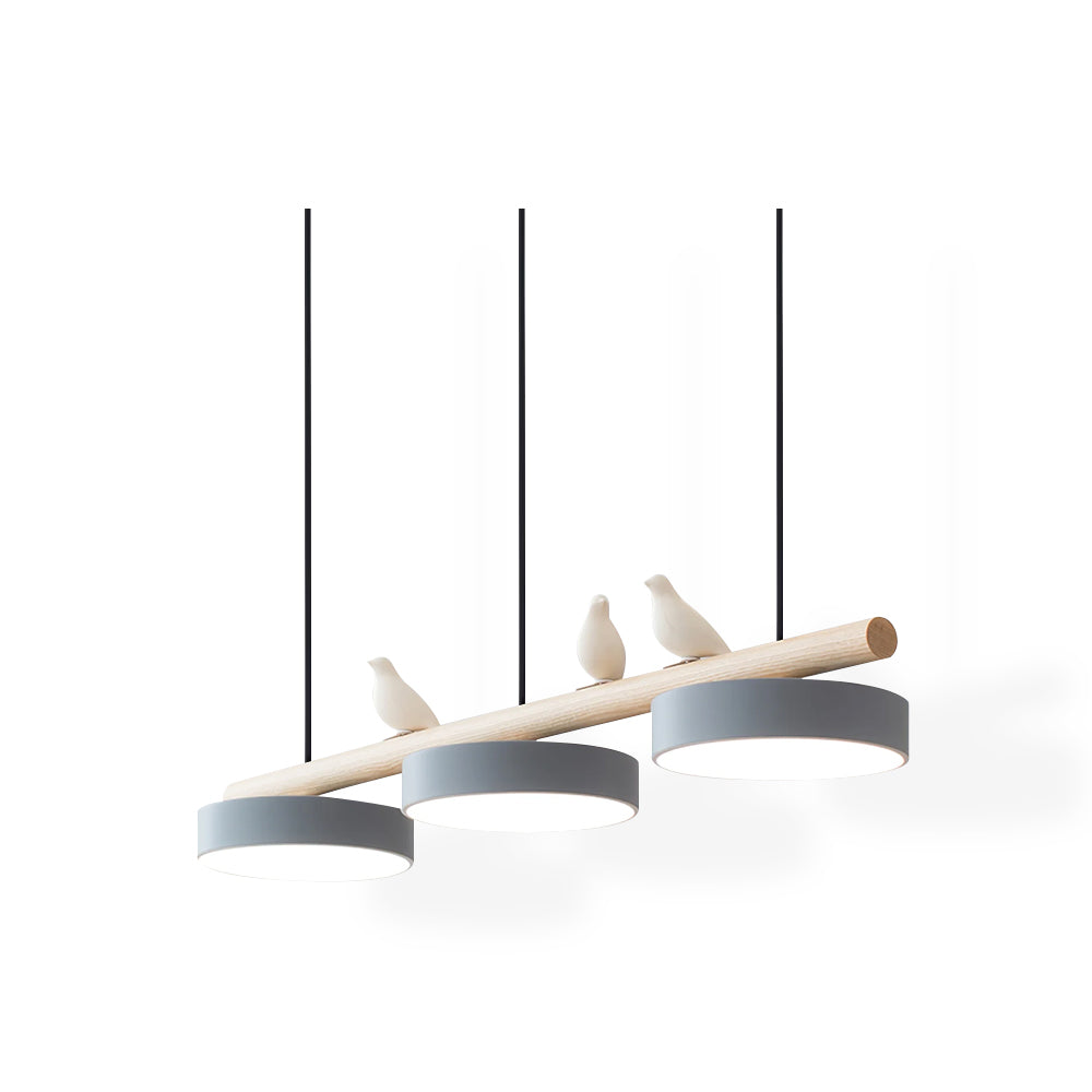 Scandinavische Hanglamp (LED) met Vogels - FeatherNest
