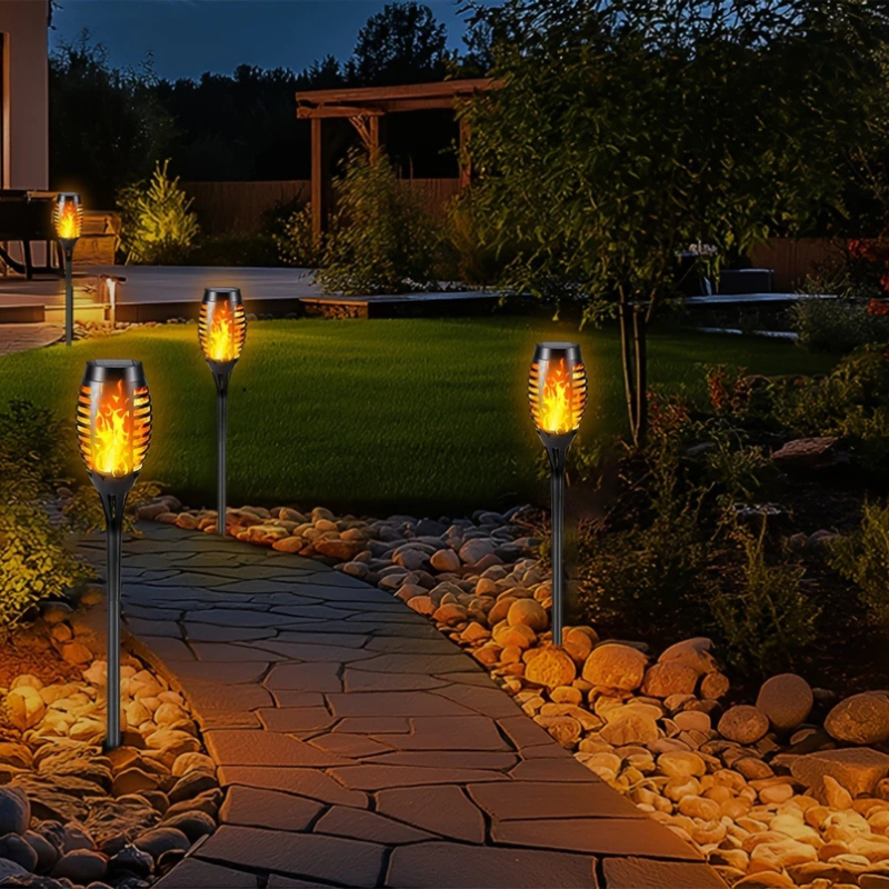 LumiFlare – Solar LED Tuinlampen IP65 (Set van 4/8/12 stuks) - LumiFlare