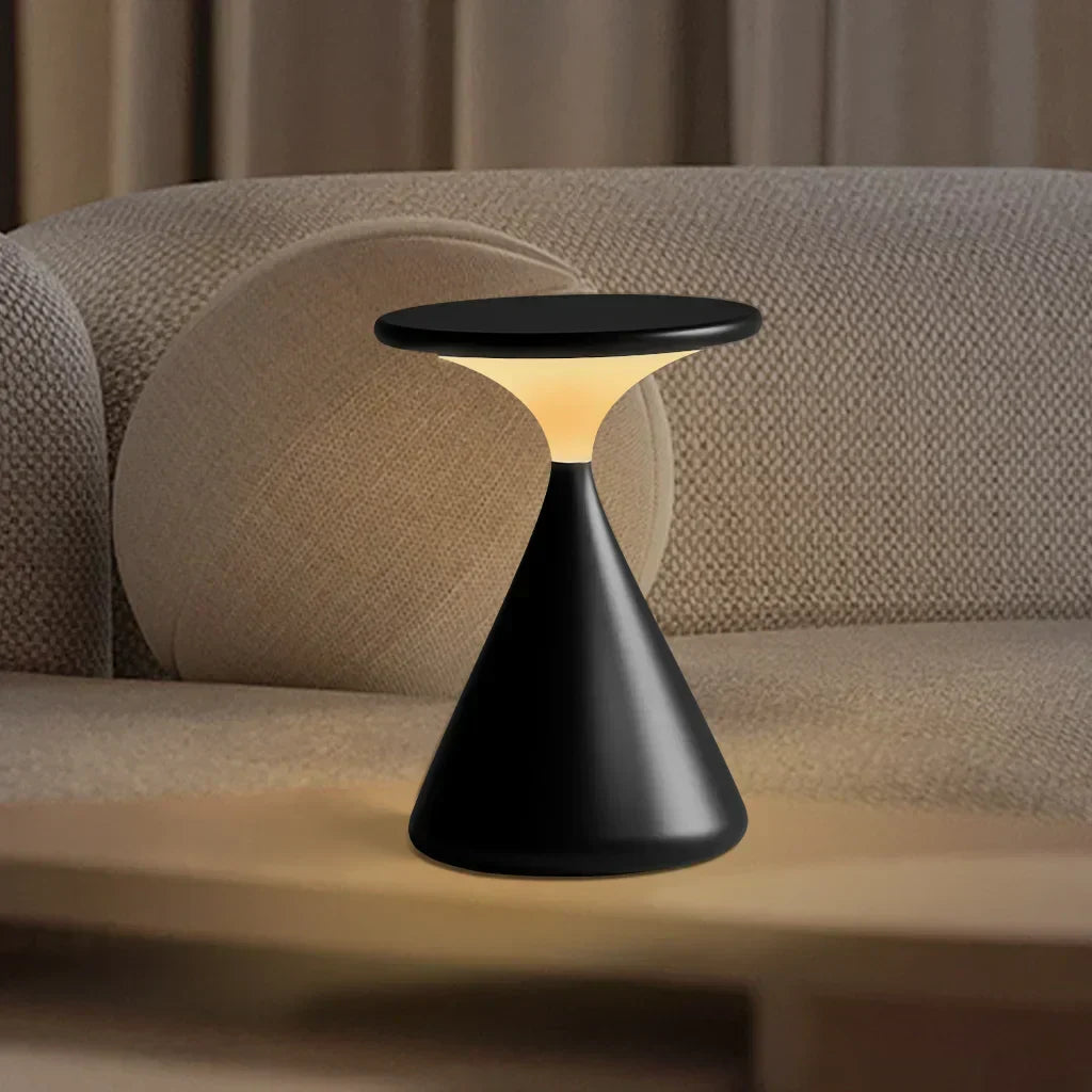Draadloze sfeerlamp (LED) met zandloperdesign - HaloForma