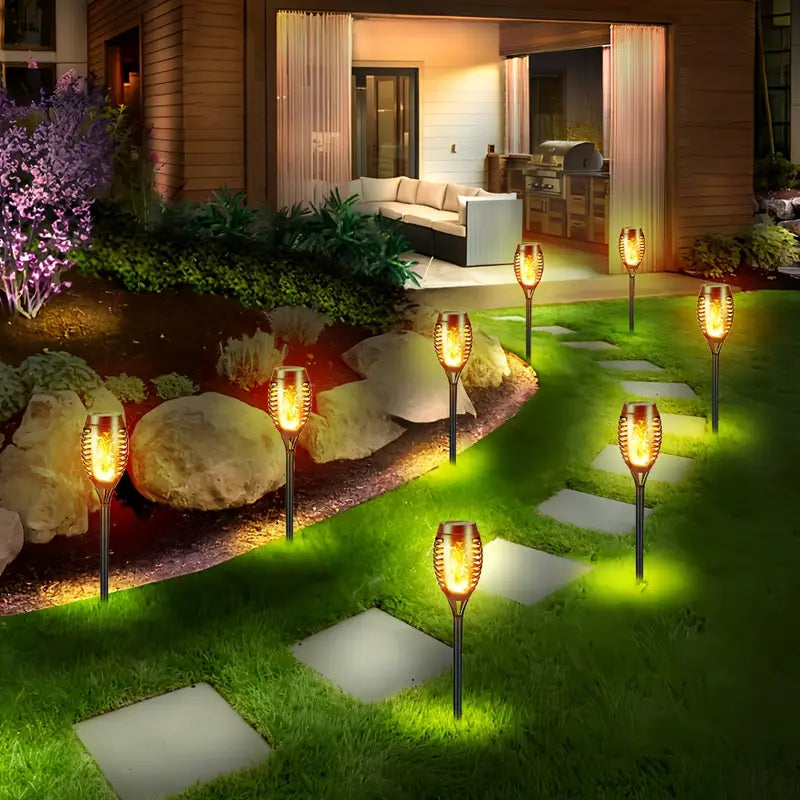 LumiFlare – Solar LED Tuinlampen IP65 (Set van 4/8/12 stuks) - LumiFlare
