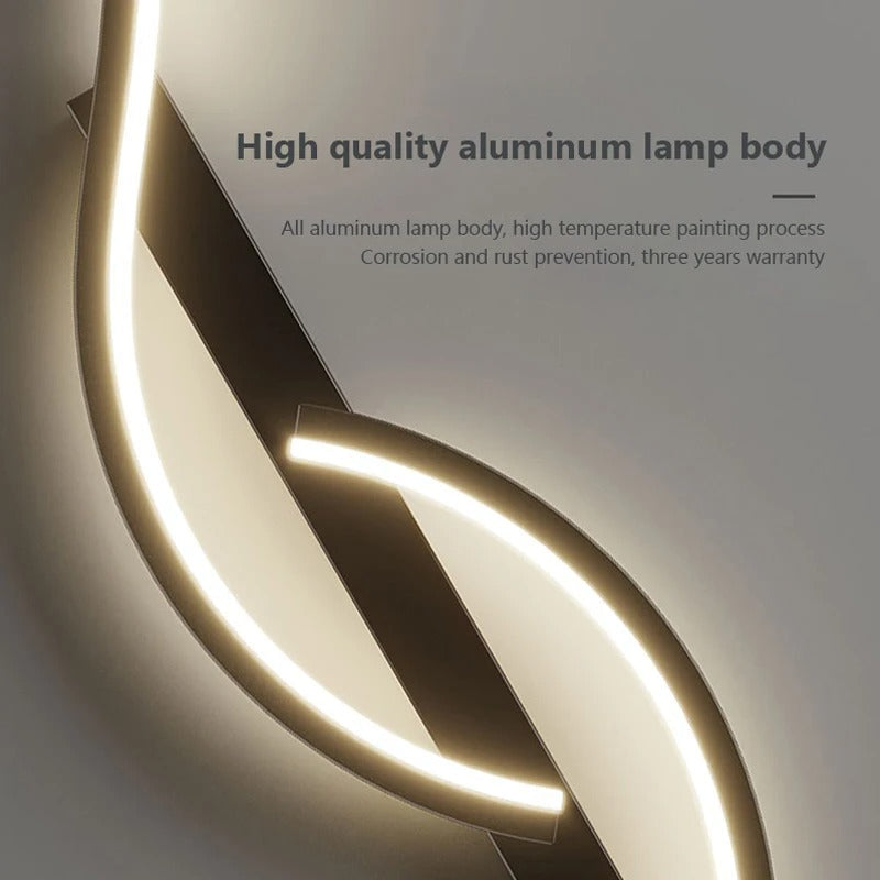 Minimalistische LED Wandlamp - LumaLine Nova