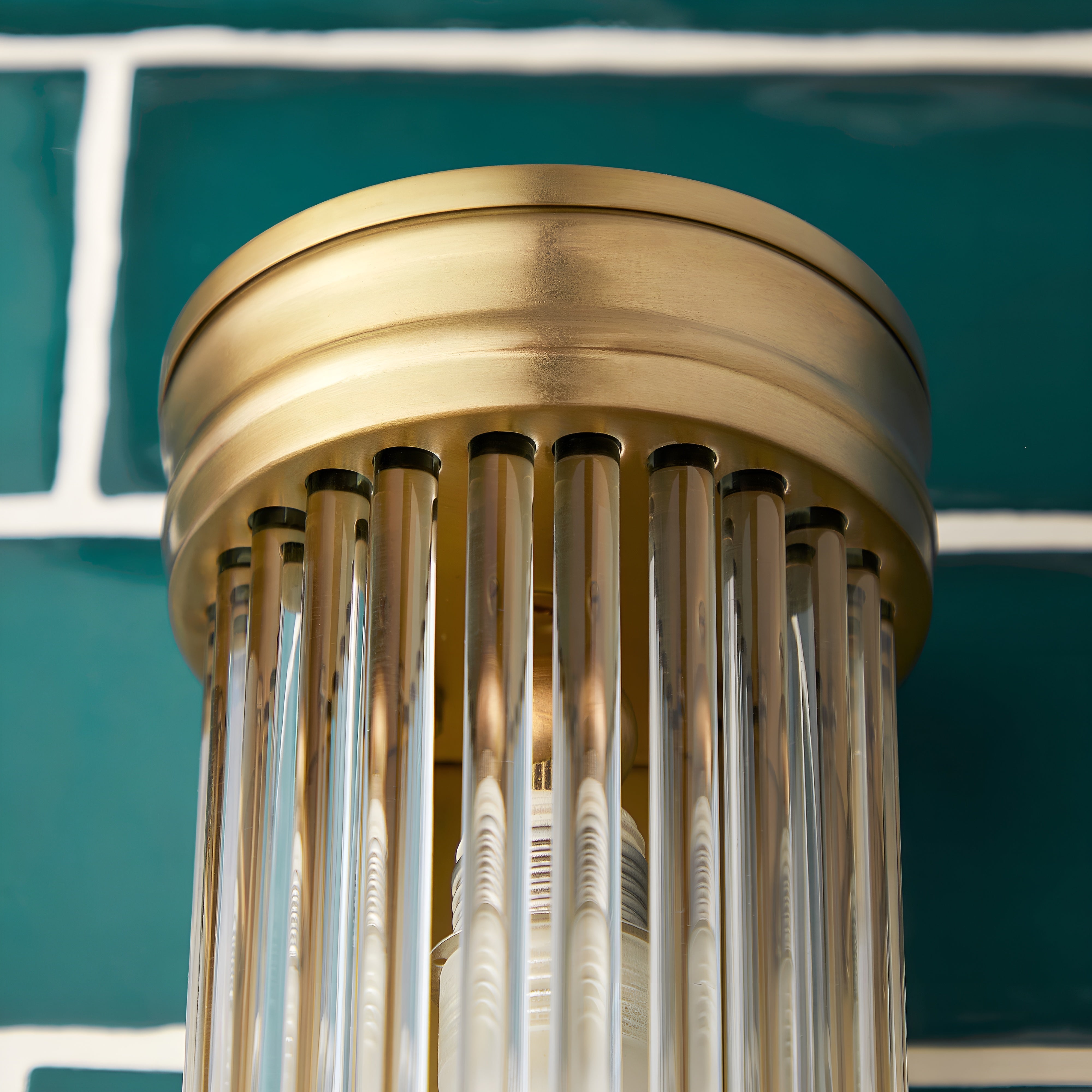 Art Deco Wandlamp (IP44) - LumiVerre