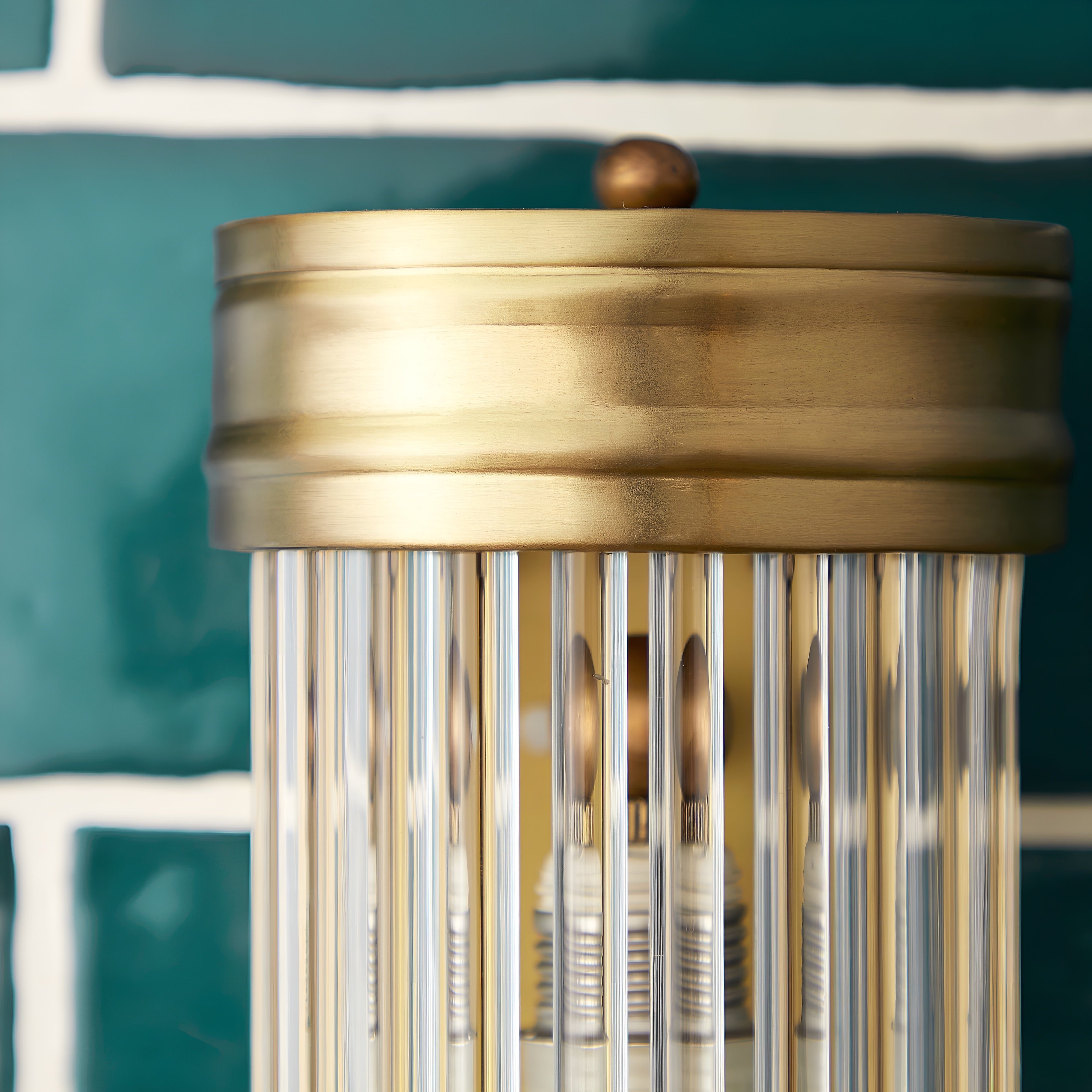 Art Deco Wandlamp (IP44) - LumiVerre