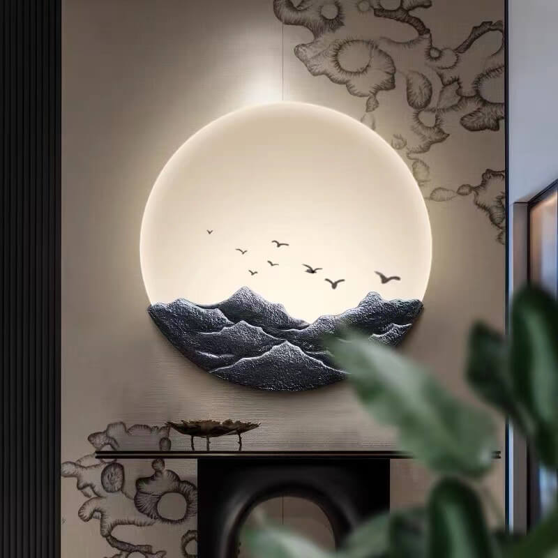 Aziatische Wandlamp (LED) met Minimalistisch Design - Artiva