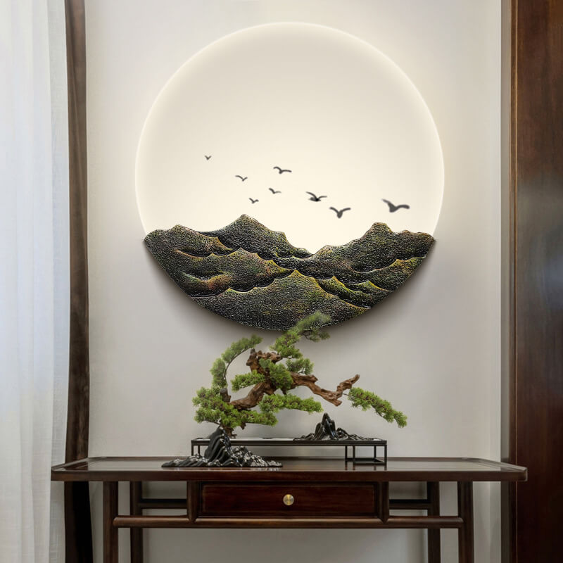 Aziatische Wandlamp (LED) met Minimalistisch Design - Artiva