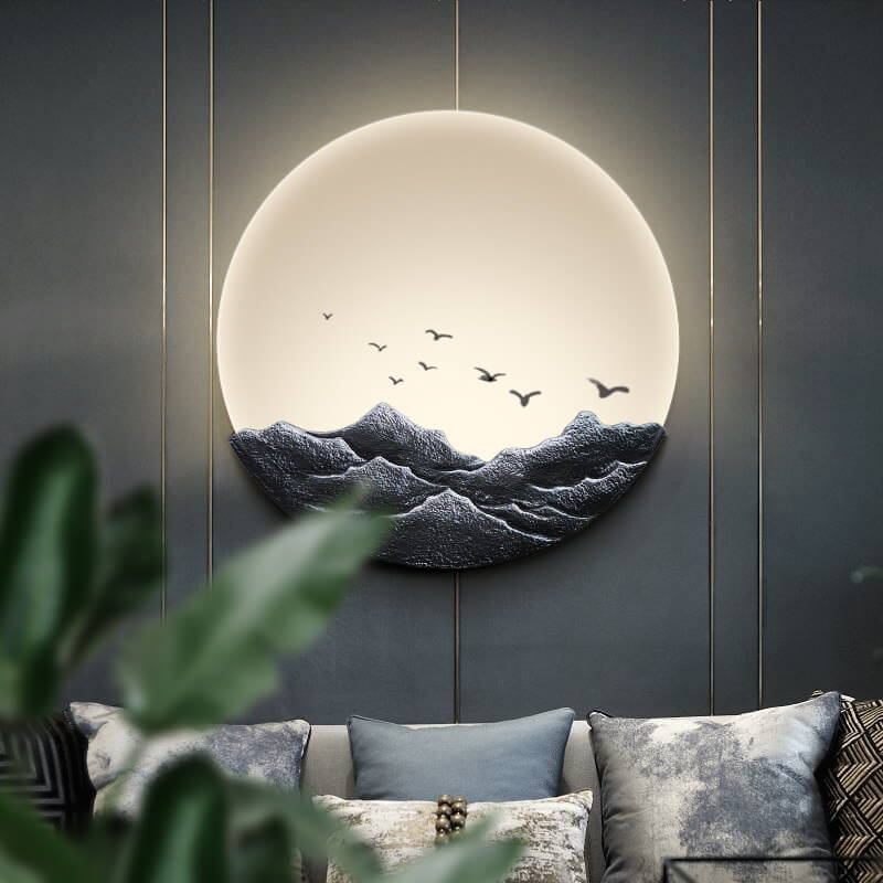 Aziatische Wandlamp (LED) met Minimalistisch Design - Artiva