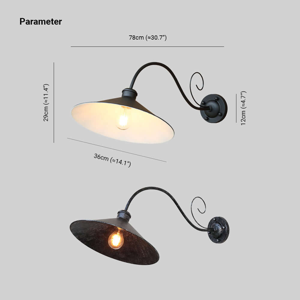 Vintage Buitenwandlamp (IP65) - LumiVerra
