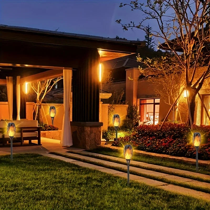 LumiFlare – Solar LED Tuinlampen IP65 (Set van 4/8/12 stuks) - LumiFlare