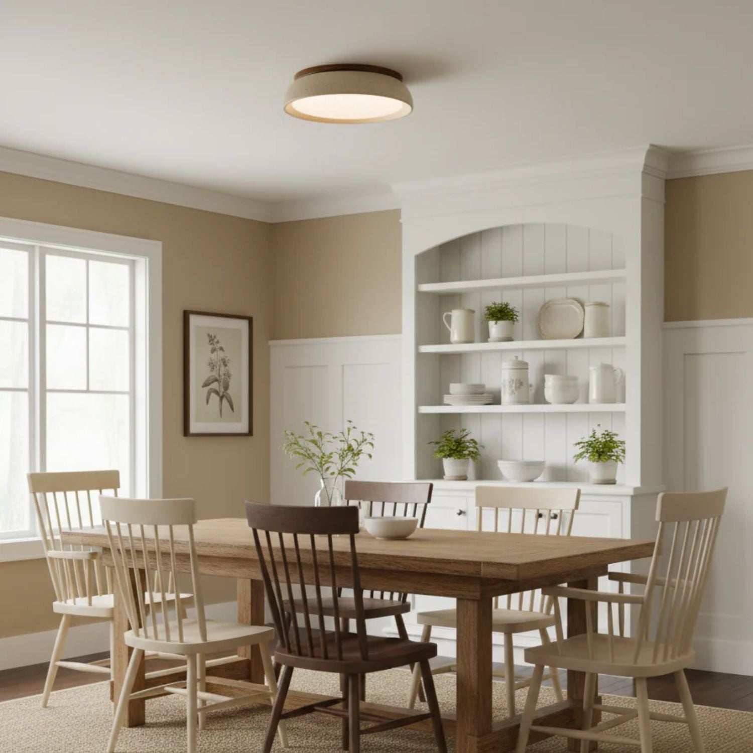 Houten LED Plafondlamp - Depiara Lumière