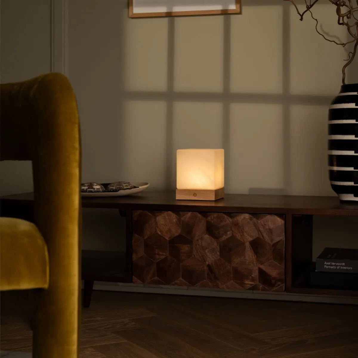 Draadloze & Dimbare Tafellamp (IP44) - SilvaGlow