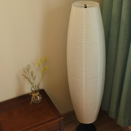 Zachte Vloerlamp met Papieren Kappen - Yūna