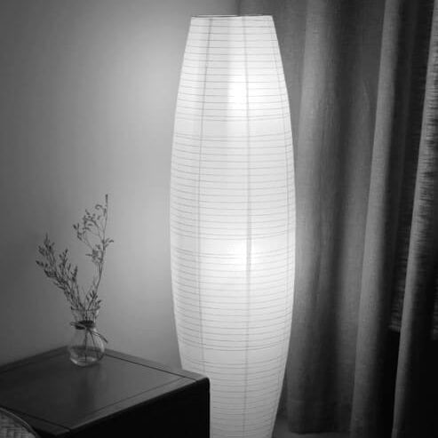 Zachte Vloerlamp met Papieren Kappen - Yūna