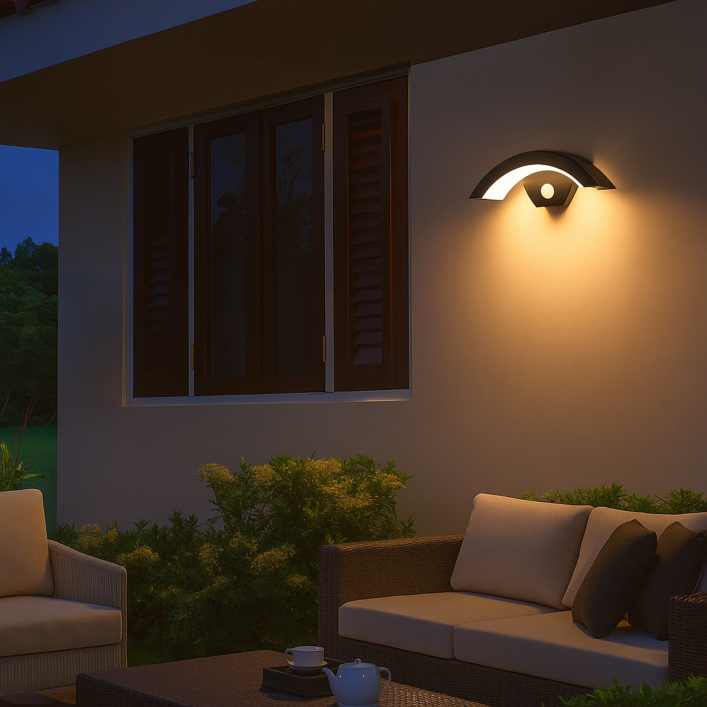 LED Buitenlamp (IP65) met Bewegingssensor - LumiGuard