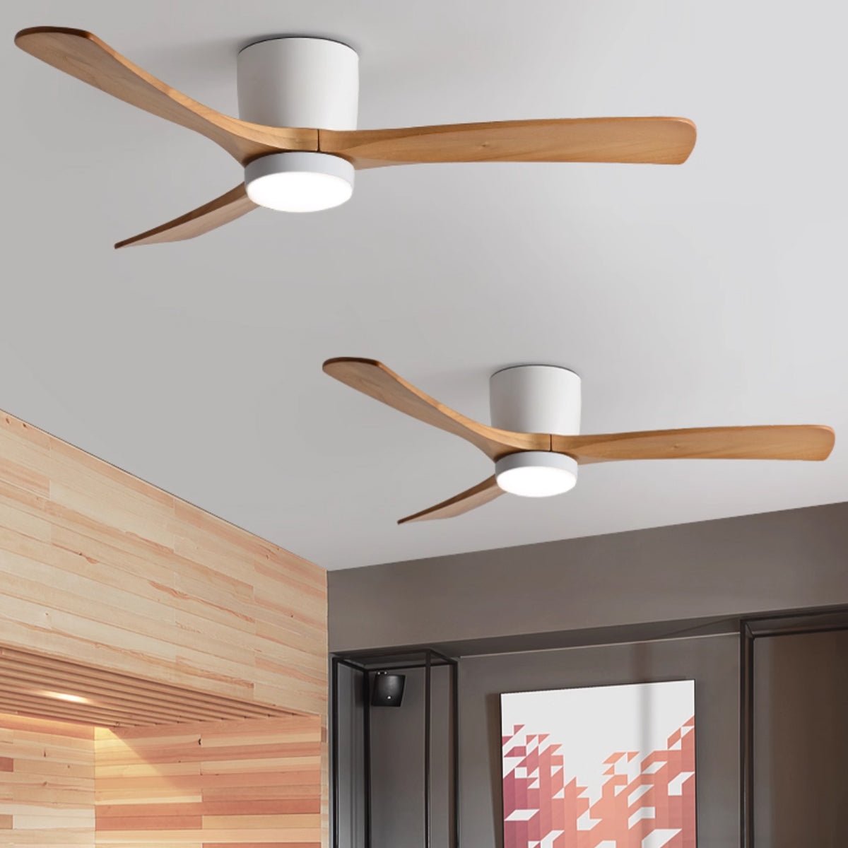 Scandinavische Plafondventilator (LED) - NordiBreeze™