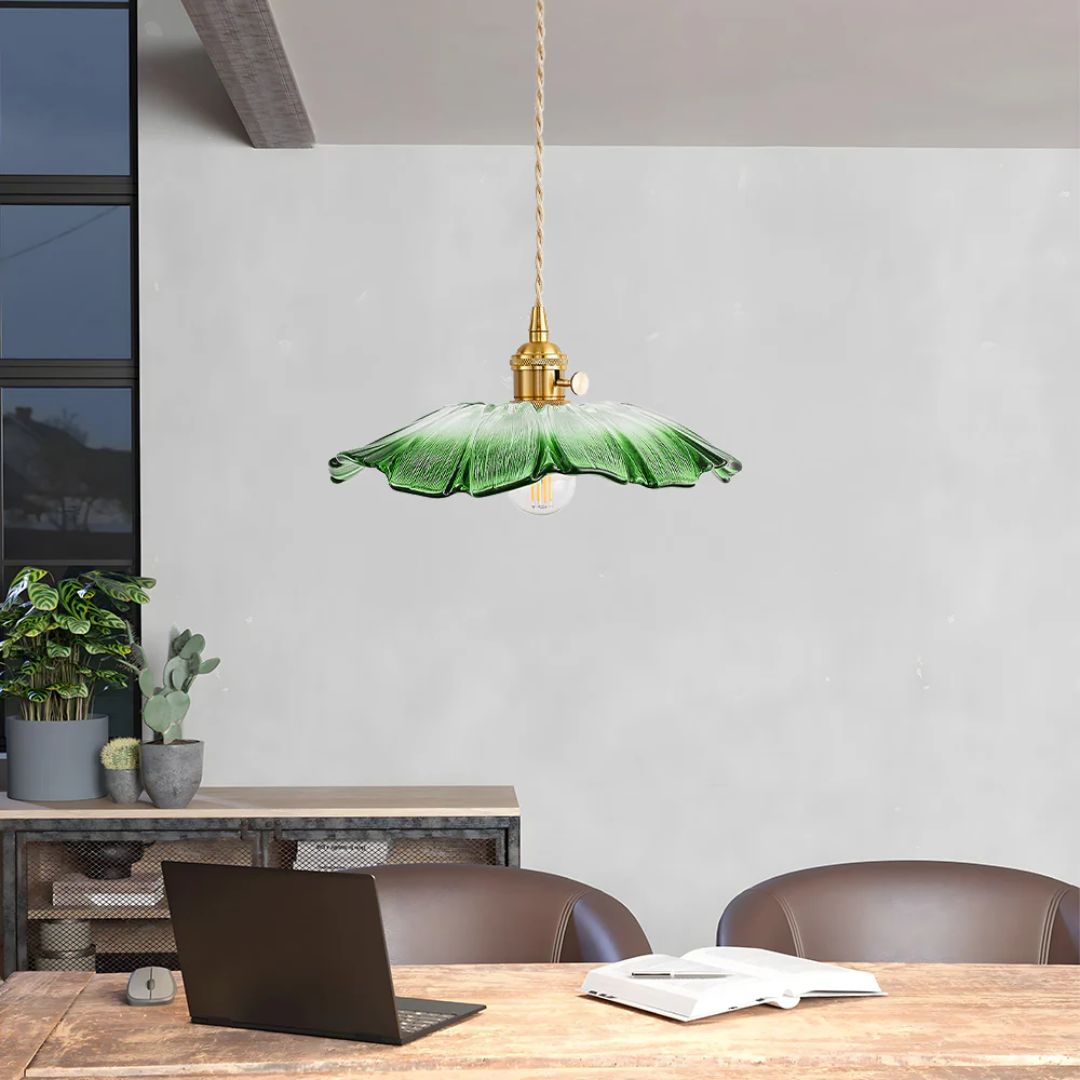 Bloemvormige Hanglamp van Glas - FloraLume