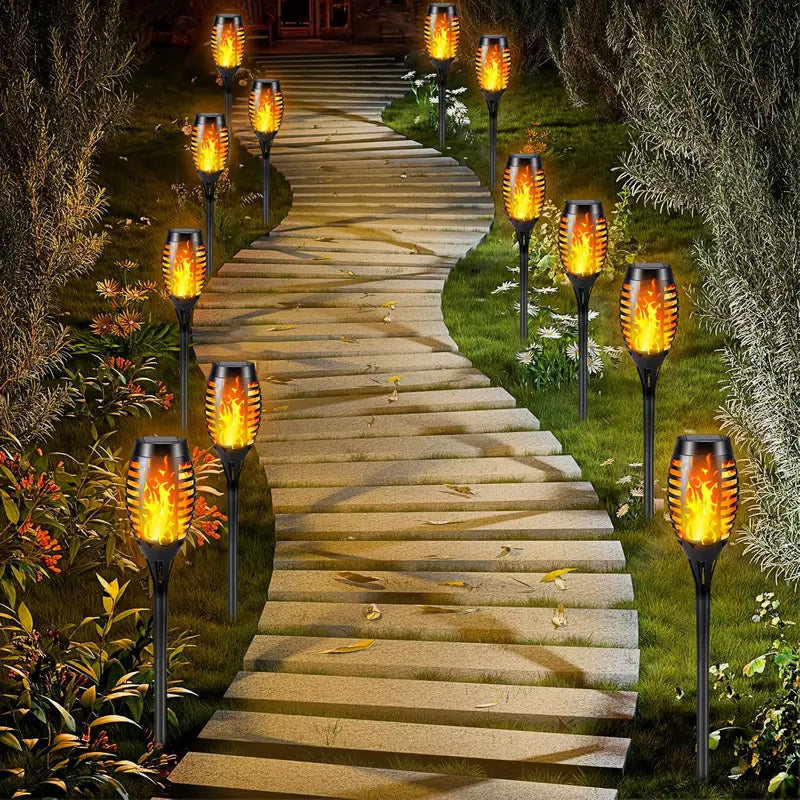 LumiFlare – Solar LED Tuinlampen IP65 (Set van 4/8/12 stuks) - LumiFlare