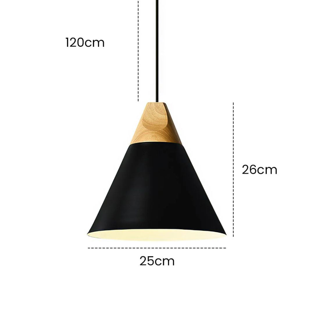 Speelse Houten Hanglamp - Navellea