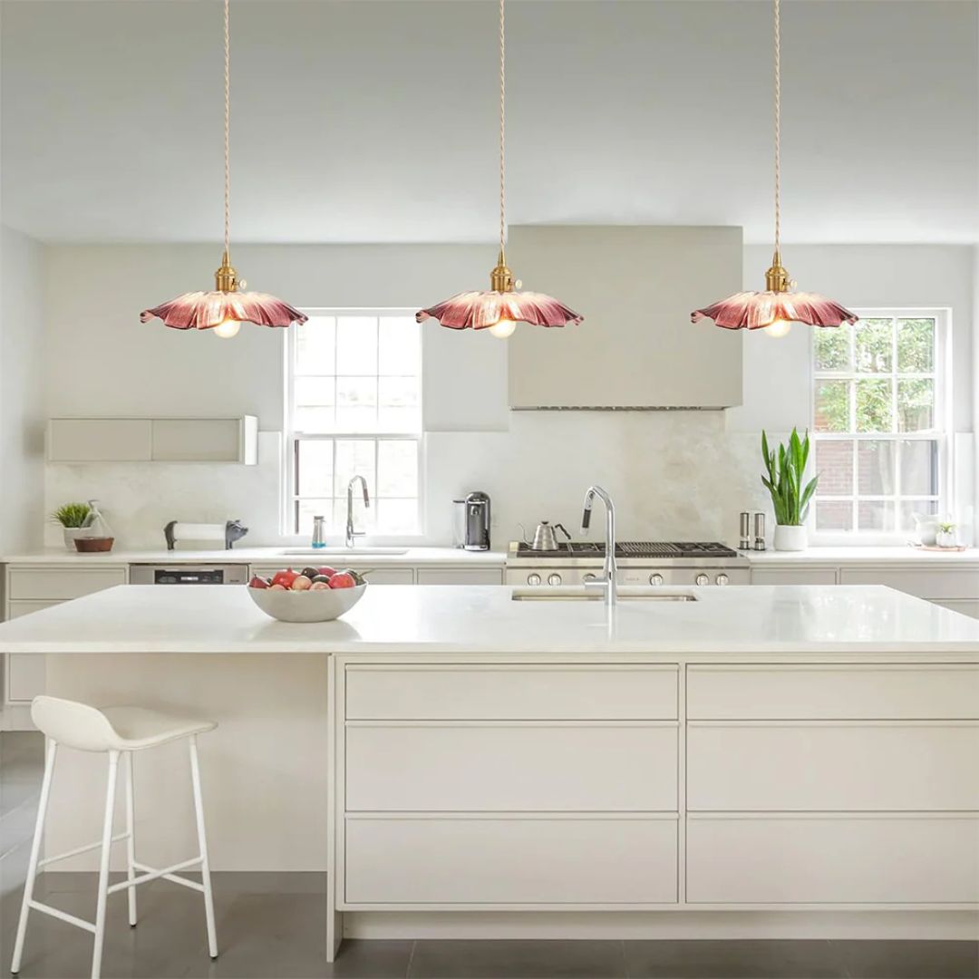 Bloemvormige Hanglamp van Glas - FloraLume