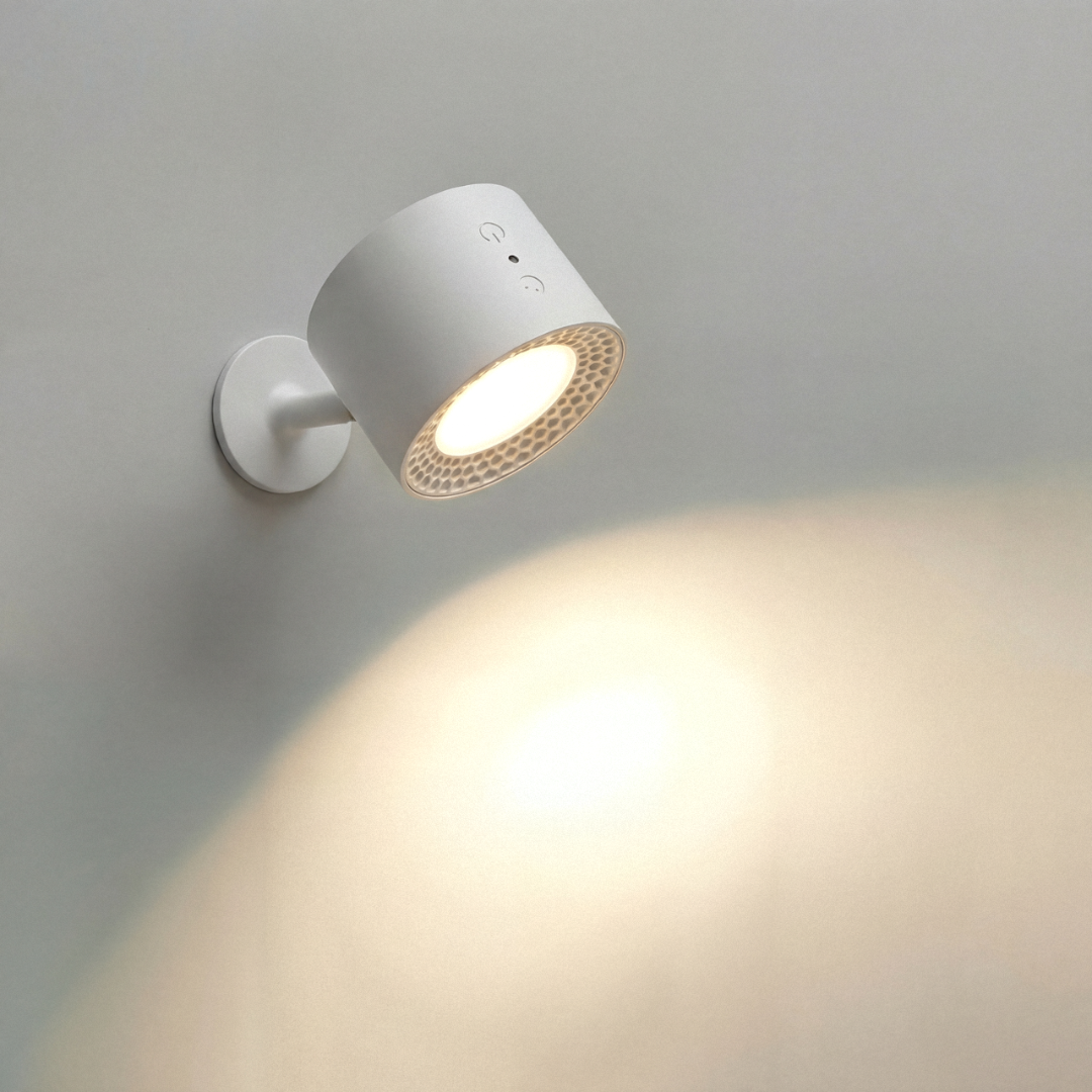 Draadloze Oplaadbare & Dimbare LED Wandlamp - Lunaro